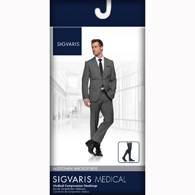 SIGVARIS 822NSLM99 20-30 mmHg Midtown Microfiber-Thigh-Size SL-Black