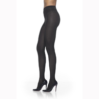 Sigvaris 841M Soft Opaque Maternity Pantyhose-Black-Short-Small