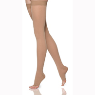 SIGVARIS 862NSLO66 Select Comfort Thigh Highs-Sm-Lng-OT-Light Beige