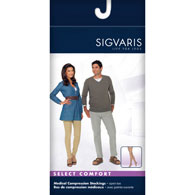 SIGVARIS 862NO Select Comfort Open Toe Thigh High-XL Short-Light Beige