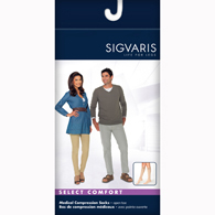 SIGVARIS 863CLSO66-S Select Comfort Knee High-Lg-Sht-OT w/ Grip-Light Beige