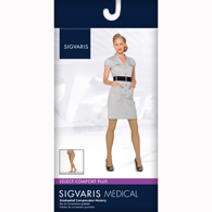 SIGVARIS 863PSSW66-P Select Comfort Plus Pantyhose-Sm-Shrt-Light Beige