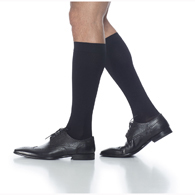 SIGVARIS 922CMSM99 20-30 mmHg Access Mens Knee High-Medium-Short-Black