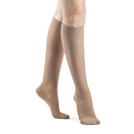 SIGVARIS 971C Womens Access Calf High Socks-Small Long-Light Beige