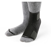 SIGVARIS Compreboot Lite Ultrathin Compression Foot/Ankle Wrap - Black - Multiple Sizes