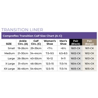 SIGVARIS Transition Liner for Inelastic Garments - 15-20 mmHg Compression in Foot & Ankle Only
