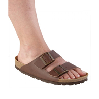 Silverts SV10290 Womens Slip-On Shock-Absorbing Adjustable Sandal Shoes-Brown-8