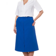 Silverts SV13130 Womens Conventional Elastic Waist Skirt-Cobalt-18