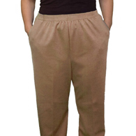 Silverts SV13410 Winter Weight Elastic Waist Pants w/ Pockets-Taupe-18 P