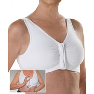 Silverts SV18440 Bra Front Closure for Seniors-White-40