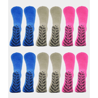 Silverts SV19150 Non Skid Hospital Socks Pack Slipper Socks