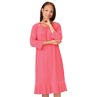 Silverts SV21010 Super Soft Comfort Easy Adaptive Womens Dress-Living Coral-XL