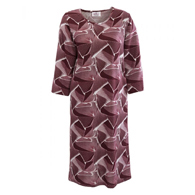 Silverts SV21040 Attractive Adaptive Wheelchair Dress-Wine-Medium