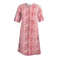 Silverts SV21180 Womens Decorative Neck Adaptive Dress-Blush-Medium