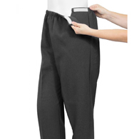 Silverts SV23120 Soft Knit Easy Access Pants For Women-Charcoal-Extra Large