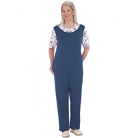 Silverts SV23320 Adaptive Alzheimers Antistrip Suit For Women-Chambray-Medium