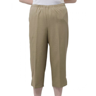 Silverts SV23340 Wheelchair Capri Pants-Beige-Small