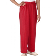 Silverts SV23380 Stretch Wheelchair Pants For Women-Red-Small