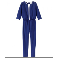 Silverts SV23460 Womens Stylish Extra-Secure Anti-Strip Jumpsuit-Navy-XL
