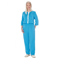 Silverts SV23460 Womens Stylish Extra-Secure Anti-Strip Jumpsuit-Turquoise-Med
