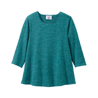 Silverts SV23610 Womens Soft Open Back Adaptive Top-Emerald Green-Medium