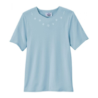 Silverts SV24710 Womens Soft Embroidered Adaptive Top