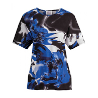 Silverts SV24720 Adaptive Scoop Neck T Shirt For Women-Blue Shade-Small