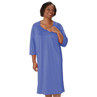 Silverts SV26210 Soft Womens Lace Trimmedium Hospital Patient Gown