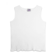 Silverts SV28040 3 Pack-Adaptive Cotton Sleeveless Undershirt-White-Large