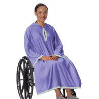 Silverts SV30200 Mens & Womens Terry Shower Bath Cape-Lavender-One