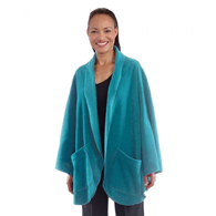 Silverts SV30240 Cozy Fleece Pocket Capes For Women