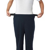 Silverts SV41010 Stretchy Wheelchair Pants For Women-Dark Navy-Medium