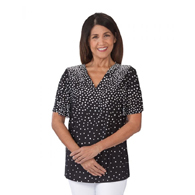 Silverts SV41080 Wide Bell Sleeve Top For Easy Self Dressing