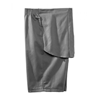 Silverts SV50040 Mens Elastic Waist Cotton Adaptive Shorts-Grey-Large