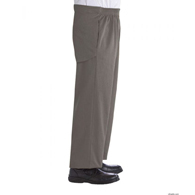 Silverts SV50230 Cotton Wheelchair Pants For Men-Grey-Small