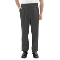 Silverts SV50240 Mens Open Side Easy Access Pants Elastic Waist-Gray-Small