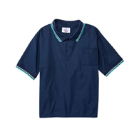 Silverts SV50710 Handsome Adaptive Polo Shirt Tops-Navy-Extra Large
