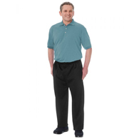Silverts SV50880 Mens Dementia Alzheimers Jumpsuit-Onesie-Dove Gray/Black-XL
