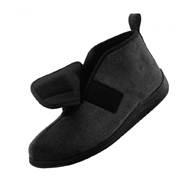 Silverts SV51180 Comfortrite Wide Slippers For Men-Black-9