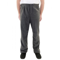 Silverts SV51820 Mens Polar Fleece Wheelchair Pants-Grey-Small