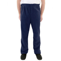 Silverts SV51820 Mens Polar Fleece Wheelchair Pants-Navy-Small