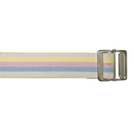 SkiL-Care Skil-Care 252072-SkiL-Care Heavy-Duty Gait Belt with Metal Buckle, Pastel Stripes, 72 in, Transfer Belts (EA/1)