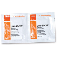 UniSolve Smith & Nephew 402300-Uni-Solve Adhesive Remover, 2-1/2 x 2-1/2 Inch Wipe, Adhesive Removers (BX)