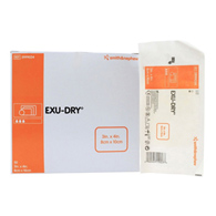 EXU-DRY Anti-Shear Smith & Nephew 5999034-Smith & Nephew Exu-Dry Anti-Shear Super Absorbent Dressing, 3 x 4 in (BX/50)