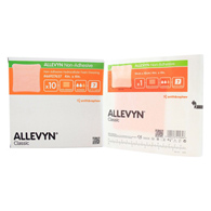 Allevyn Smith & Nephew 66007637-Allevyn Classic Nonadhesive without Border Foam Dressing, 4 x 4 in, Foams (BX/10)