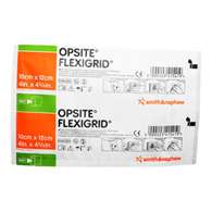 OpSite Flexigrid Smith & Nephew 66024629-OpSite Flexigrid Transparent Film Dressing, 4 x 4-3/4 in (BX/10)