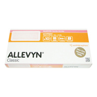 Allevyn Gentle Border Smith & Nephew 66800264-Allevyn Gentle Border Silicone Foam Dressing, 4 x 10 in, Foam Dressings (BX/10)
