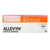 Allevyn Gentle Border Smith & Nephew 66800265-Foam Dressing Allevyn Gentle Border 4 x 12 in With Border Film Backing (EA/1)