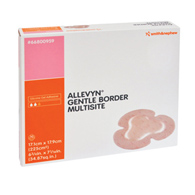 Allevyn Gentle Border Smith & Nephew 66800959-Allevyn Gentle Border Silicone Gel Adhesive with Border Silicone Foam (BX/10)