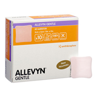 Allevyn Gentle Smith & Nephew 66802128-Allevyn Gentle Border Silicone Foam Dressing, 2 x 2 in, Foams (CS/60)